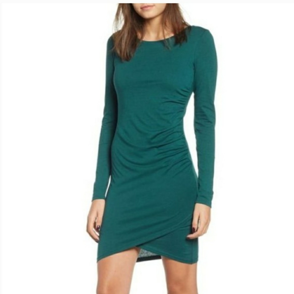 Leith Green Bodycon dress